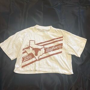 Vintage Longhorns Crop Top
